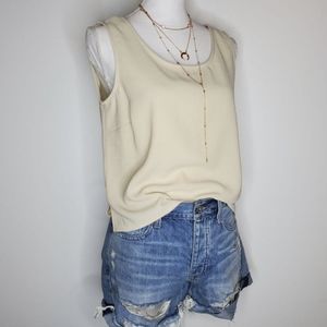 🌿Vintage Tank Top Cream Colored 10